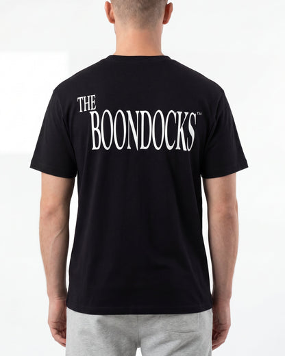 The Boondocks Freeman Family Mugshot Acid Washed Oversized T-Shirt