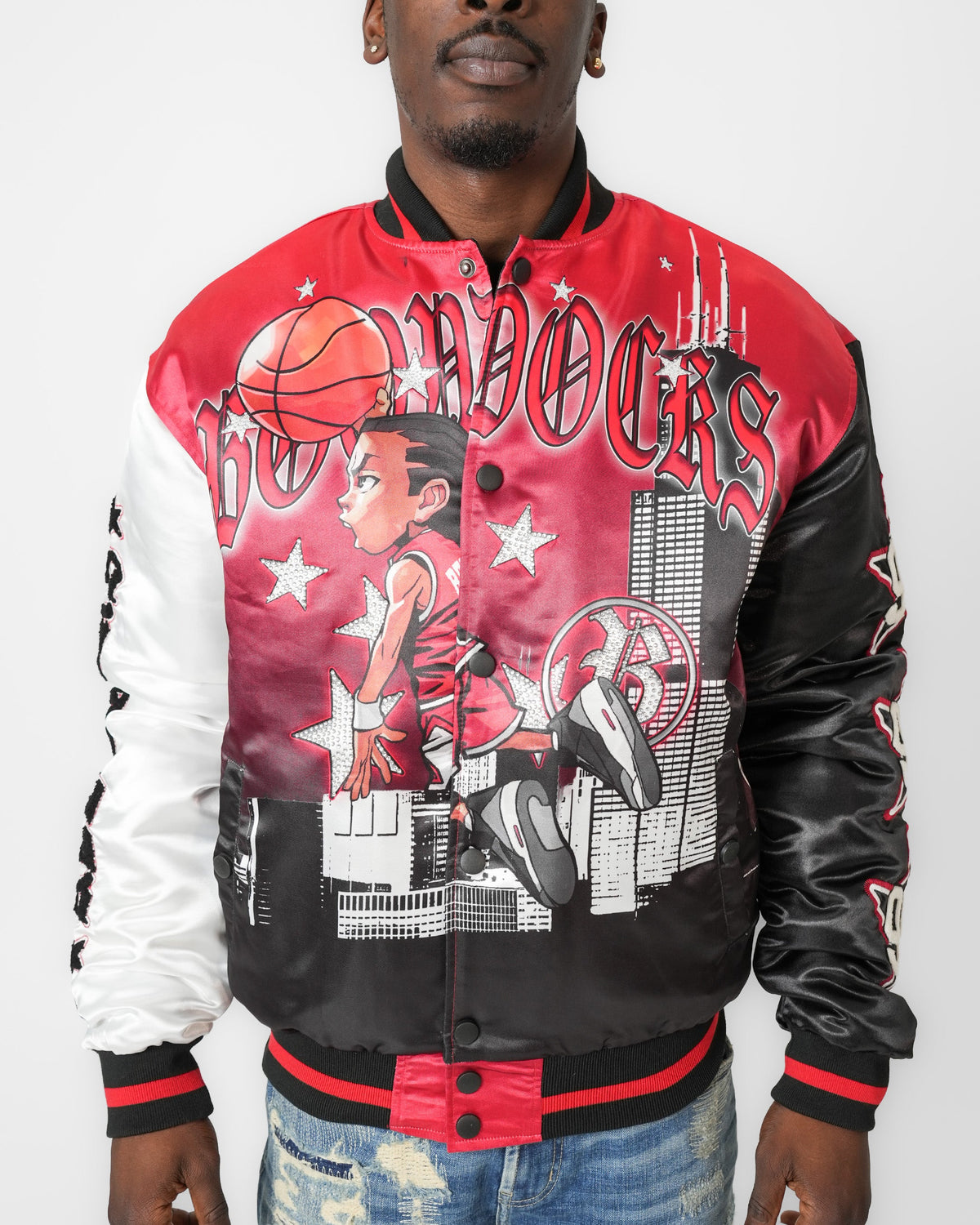 The Boondocks Riley “No Easy Buckets” Varsity Jacket