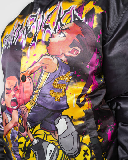 The Boondocks Riley & Huey “Woodcrest Court Kings” Varsity Jacket