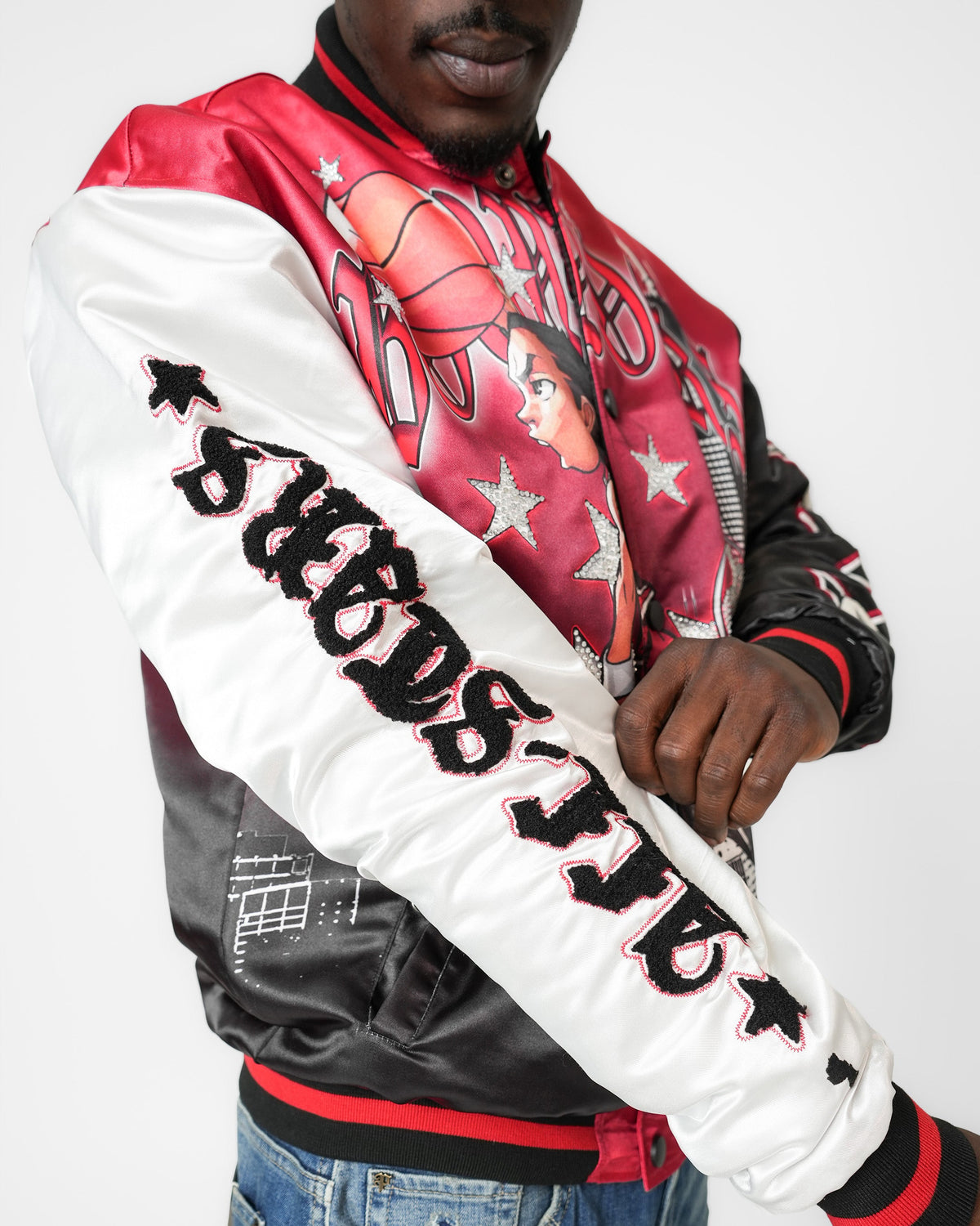 The Boondocks Riley “No Easy Buckets” Varsity Jacket