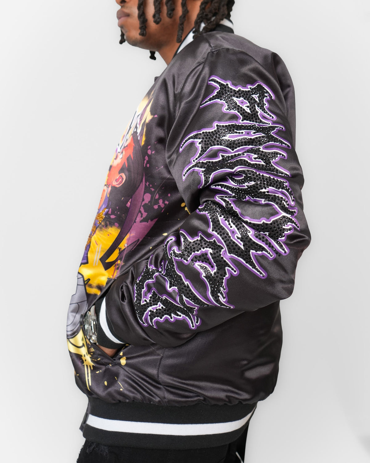 The Boondocks Riley & Huey “Woodcrest Court Kings” Varsity Jacket