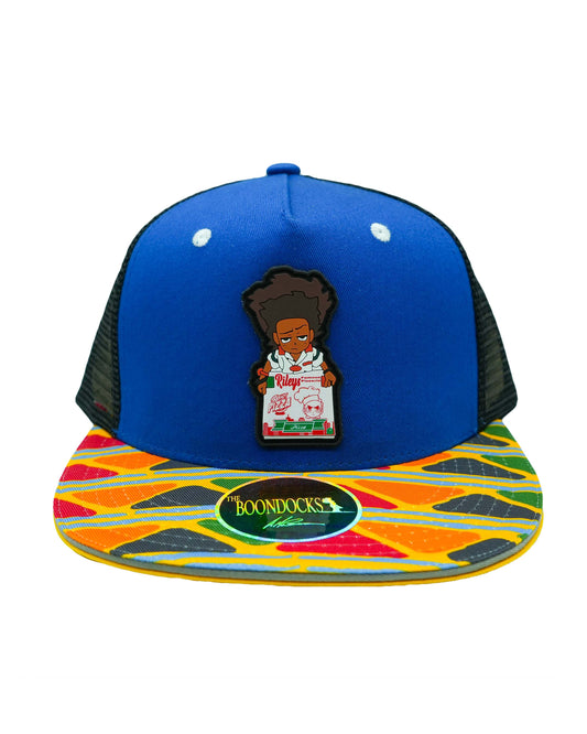 The Boondocks Do The Right Thing Blue Snapback Hat
