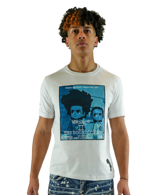 The Boondocks - Menace White T-Shirt