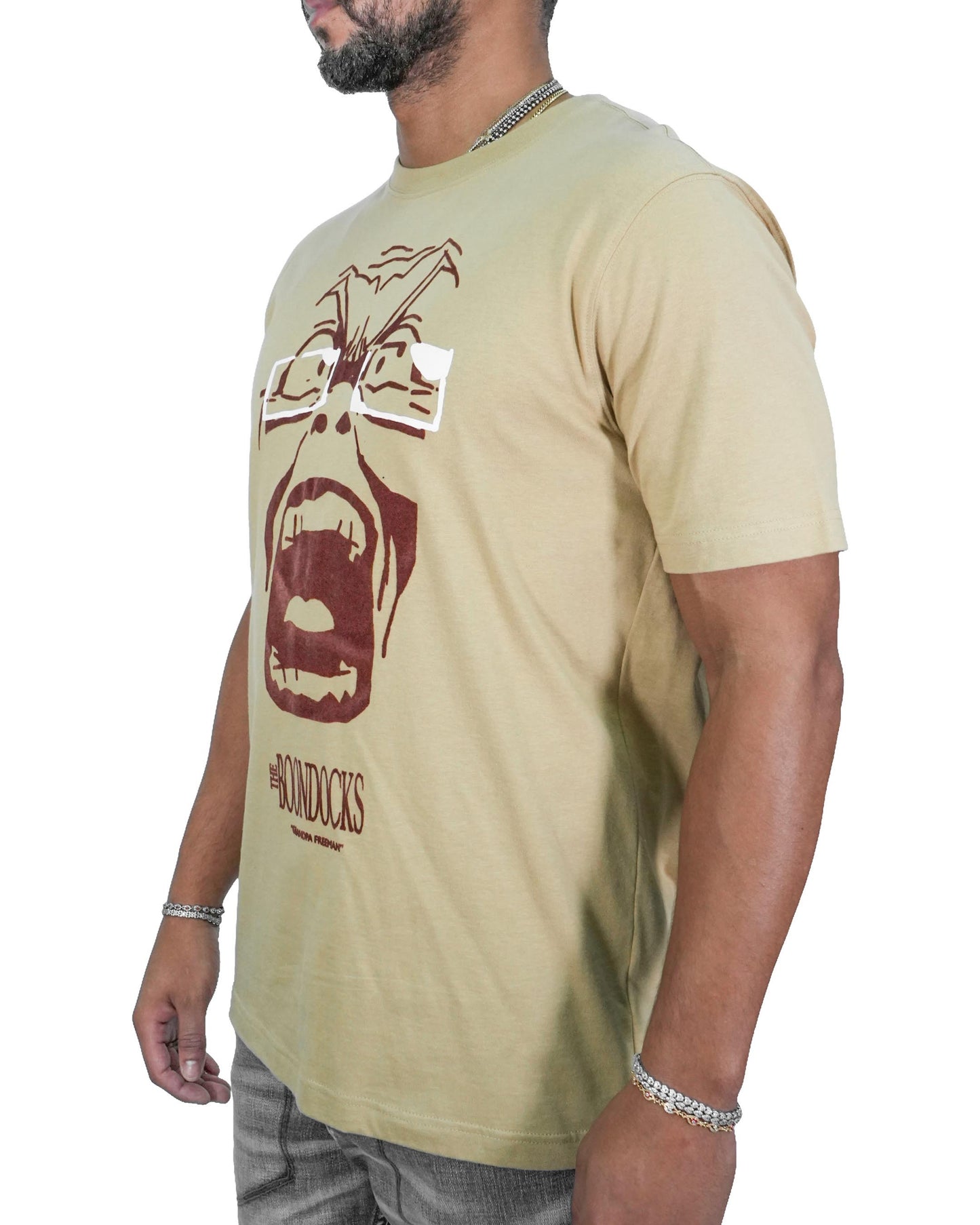 The Boondocks Granddad Sand T-Shirt