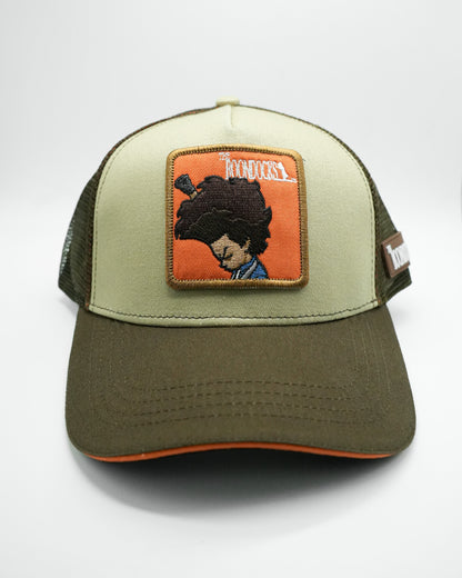 The Boondocks Huey Revolution Khaki Trucker Hat