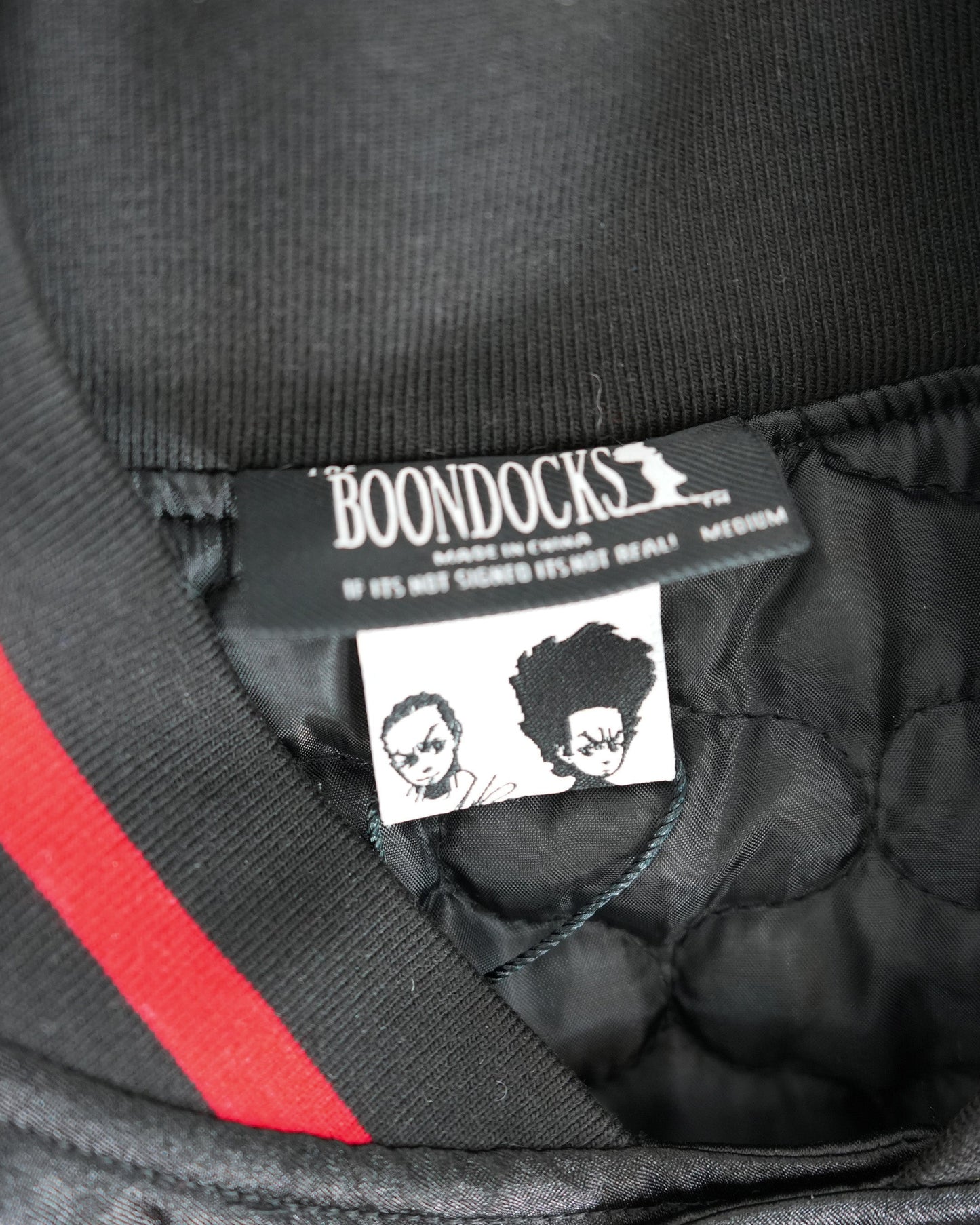The Boondocks - Olympians Black Varsity Satin Jacket