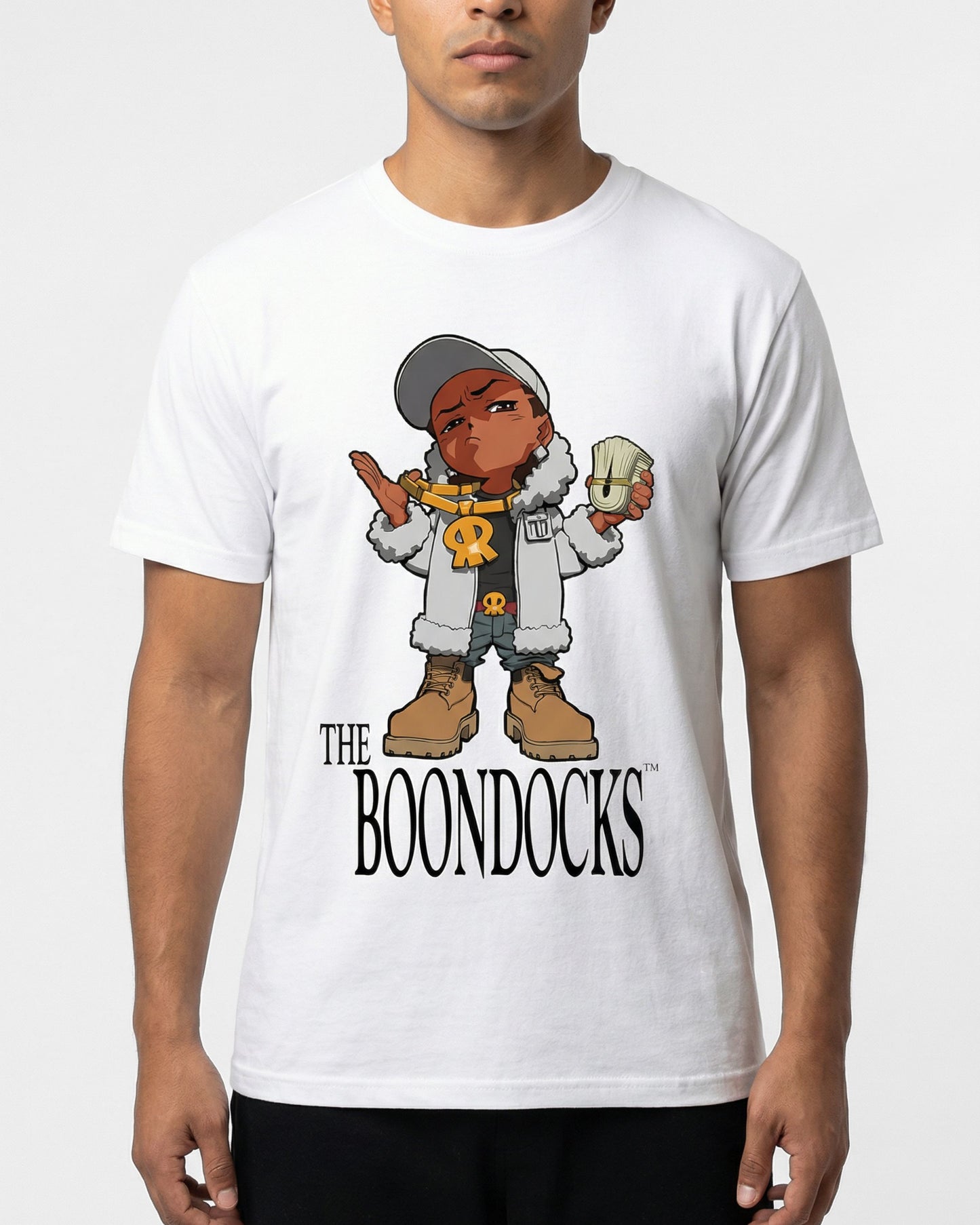 The Boondocks Riley Cash Don’t Lie White Cotton T-Shirt