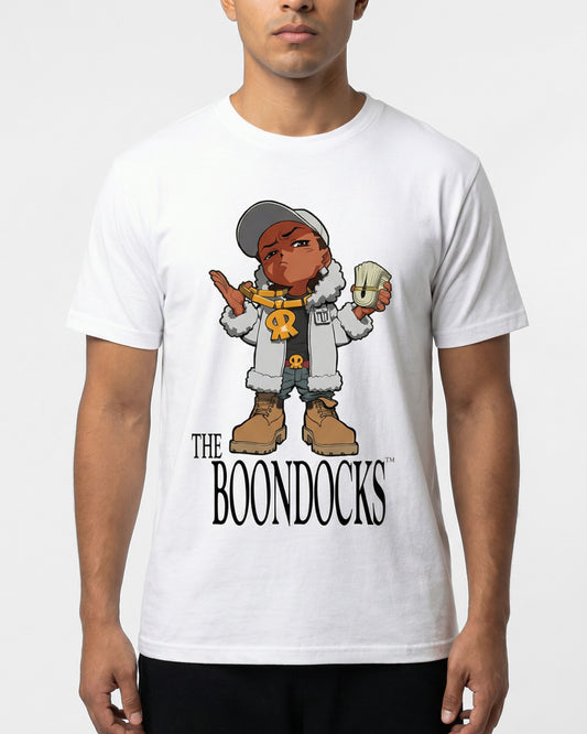 The Boondocks Riley Cash Don’t Lie White Cotton Tee