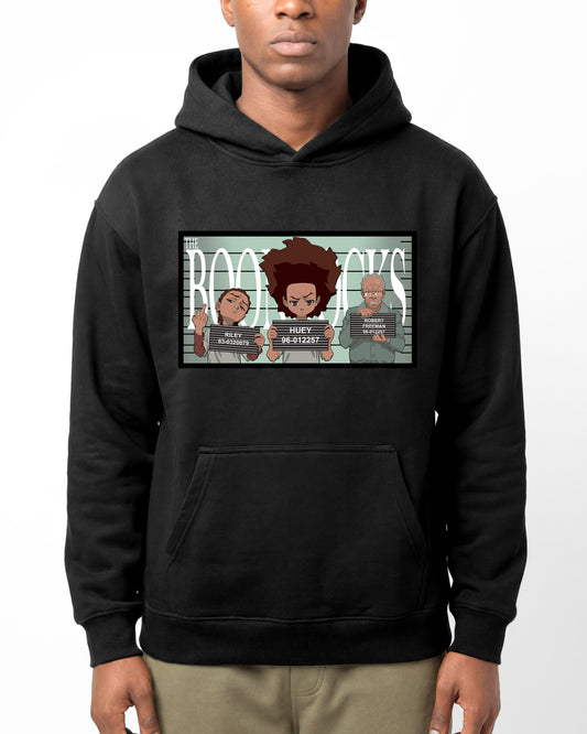 The Boondocks Woodcrest Public Enemies Mugshot Hoodie