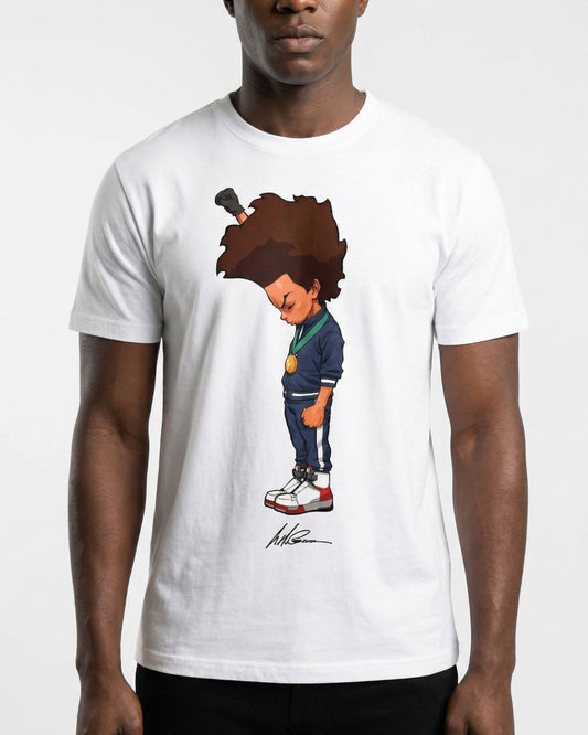 The Boondocks Huey Fist Stand T-Shirt