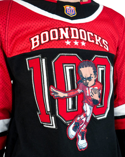 The Boondocks Riley Football Knit Red Jersey