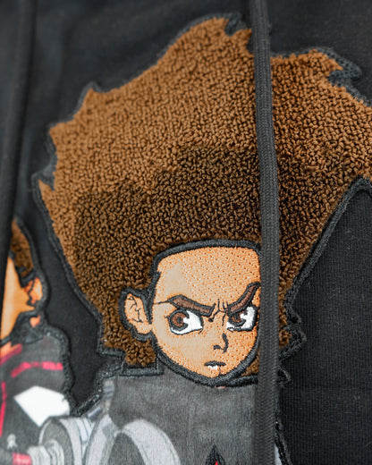 The Boondocks - Future Huey & Riley Black Knit Hoodie