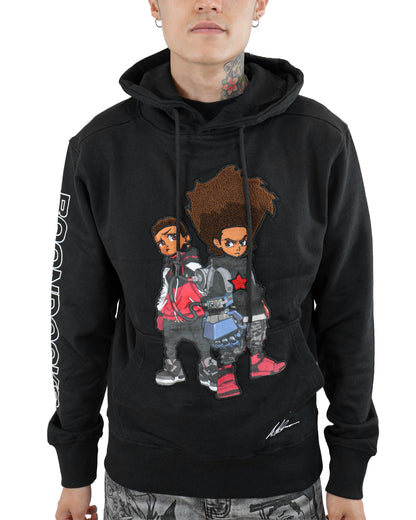 The Boondocks - Future Huey & Riley Black Knit Hoodie