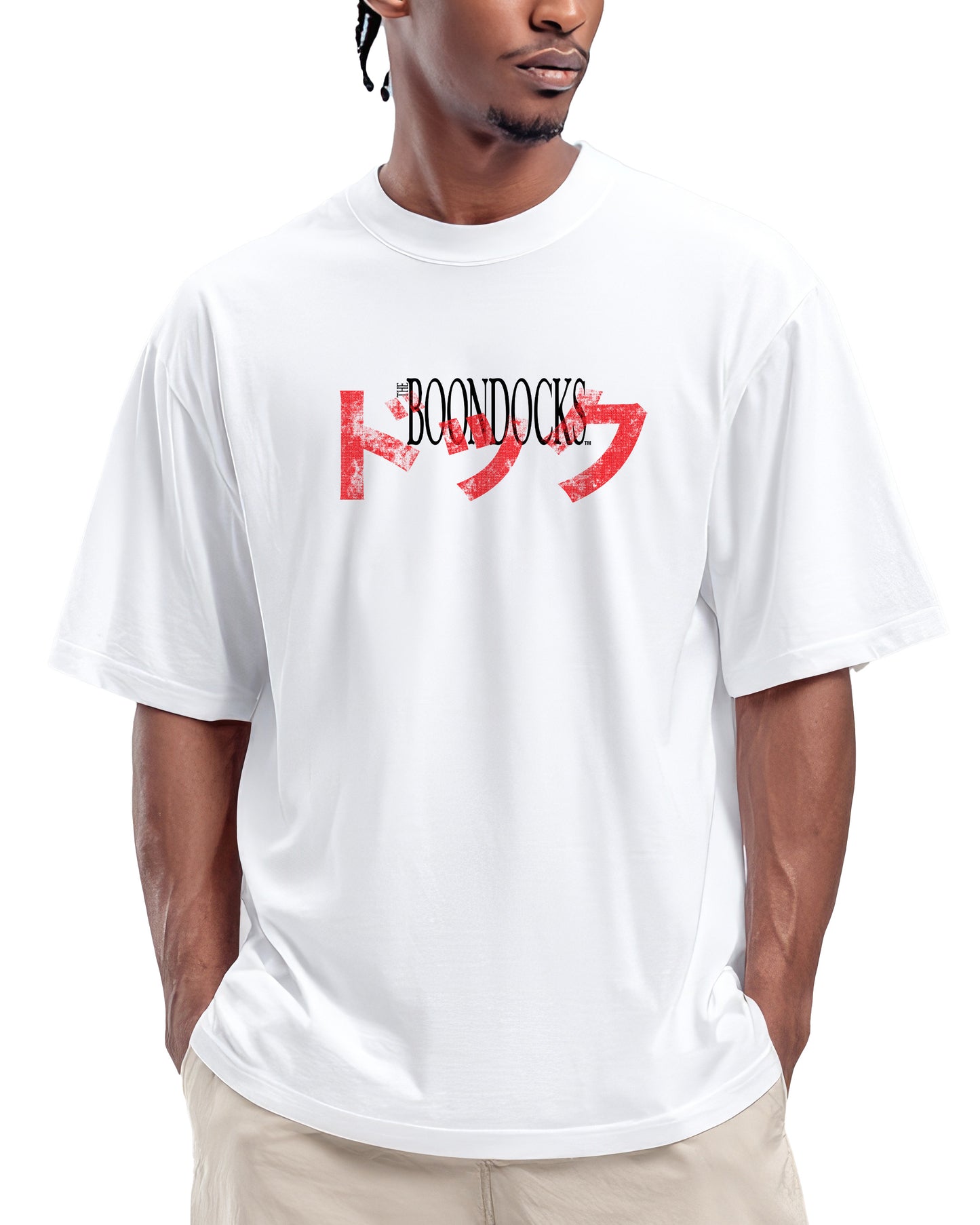 The Boondocks - Kill Huey Oversized Heavyweight White T-Shirt
