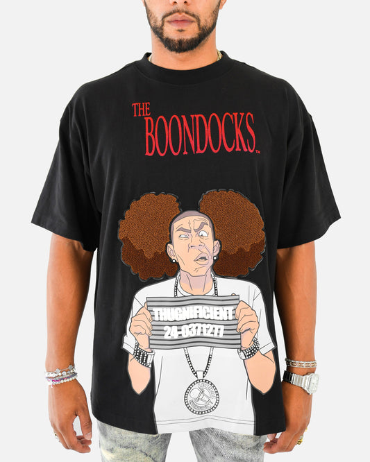 The Boondocks Booked But Still Magnificent Black T-Shirt