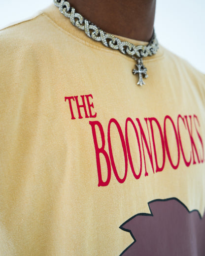 The Boondocks Revolutionary Arrest Tan Stone Wash T-Shirt