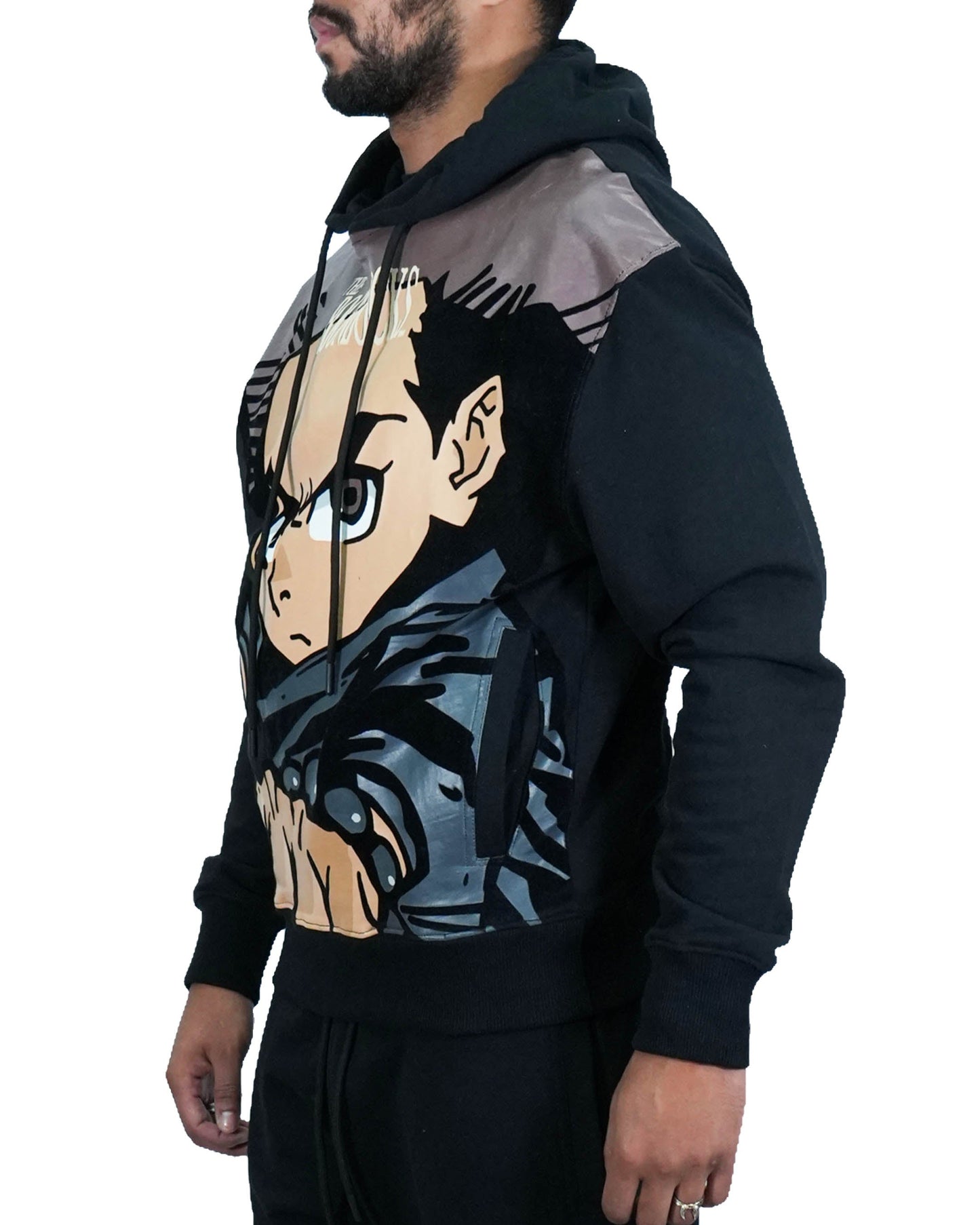 The Boondocks Huey Big Face Black Hoodie