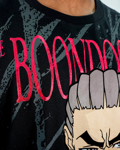 The Boondocks - Riley Fighter Over Sized Black T-Shirt