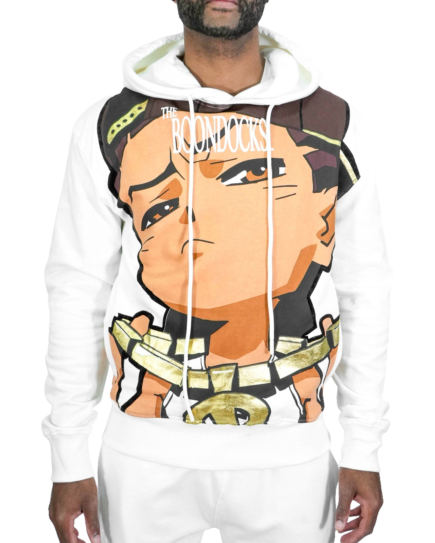 The Boondocks Riley Big Face White Hoodie