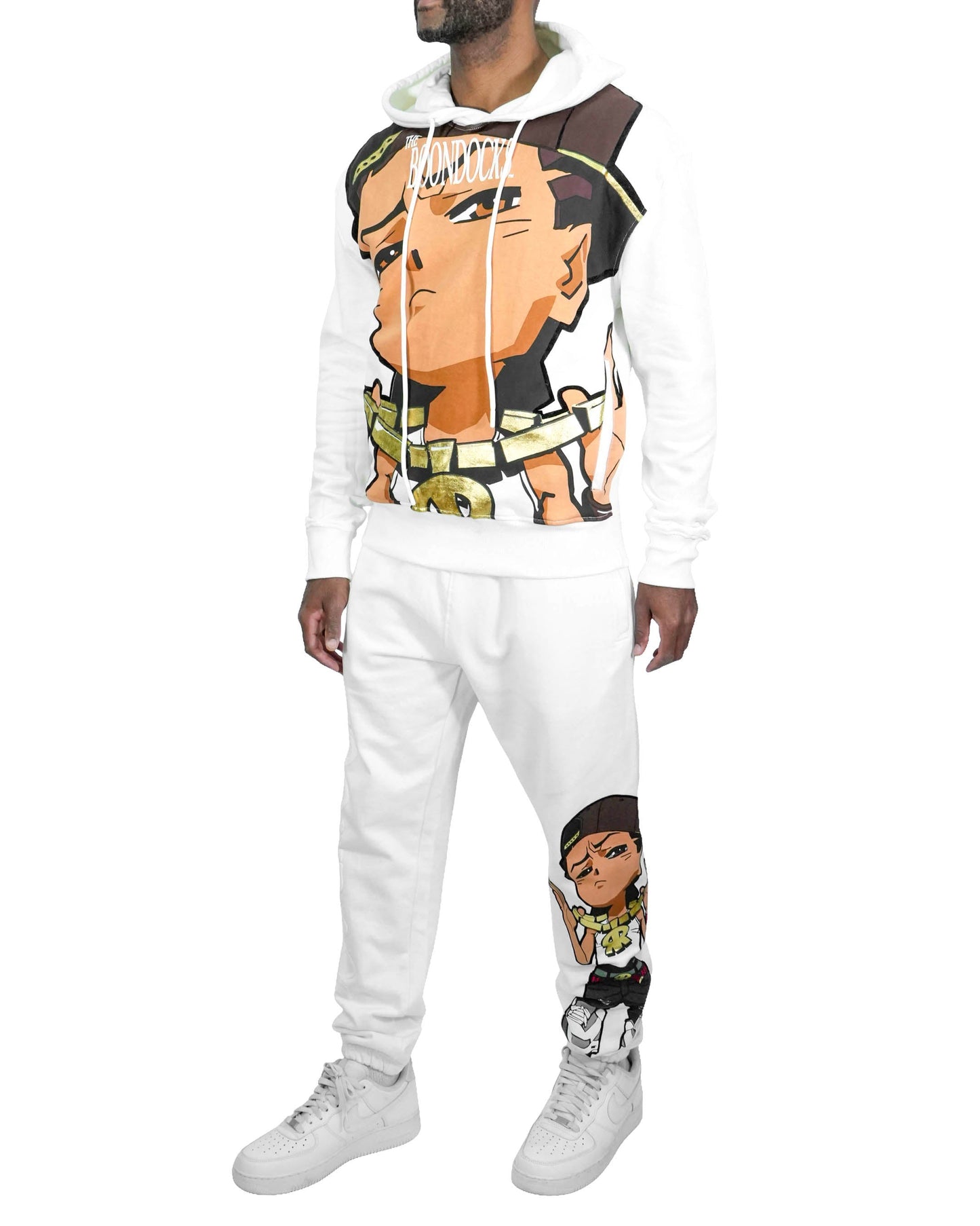 The Boondocks Riley Big Face White Hoodie