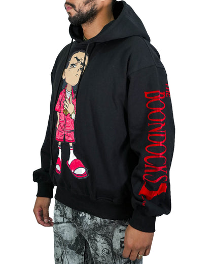 The Boondocks Riley Chill Guy Black Hoodie