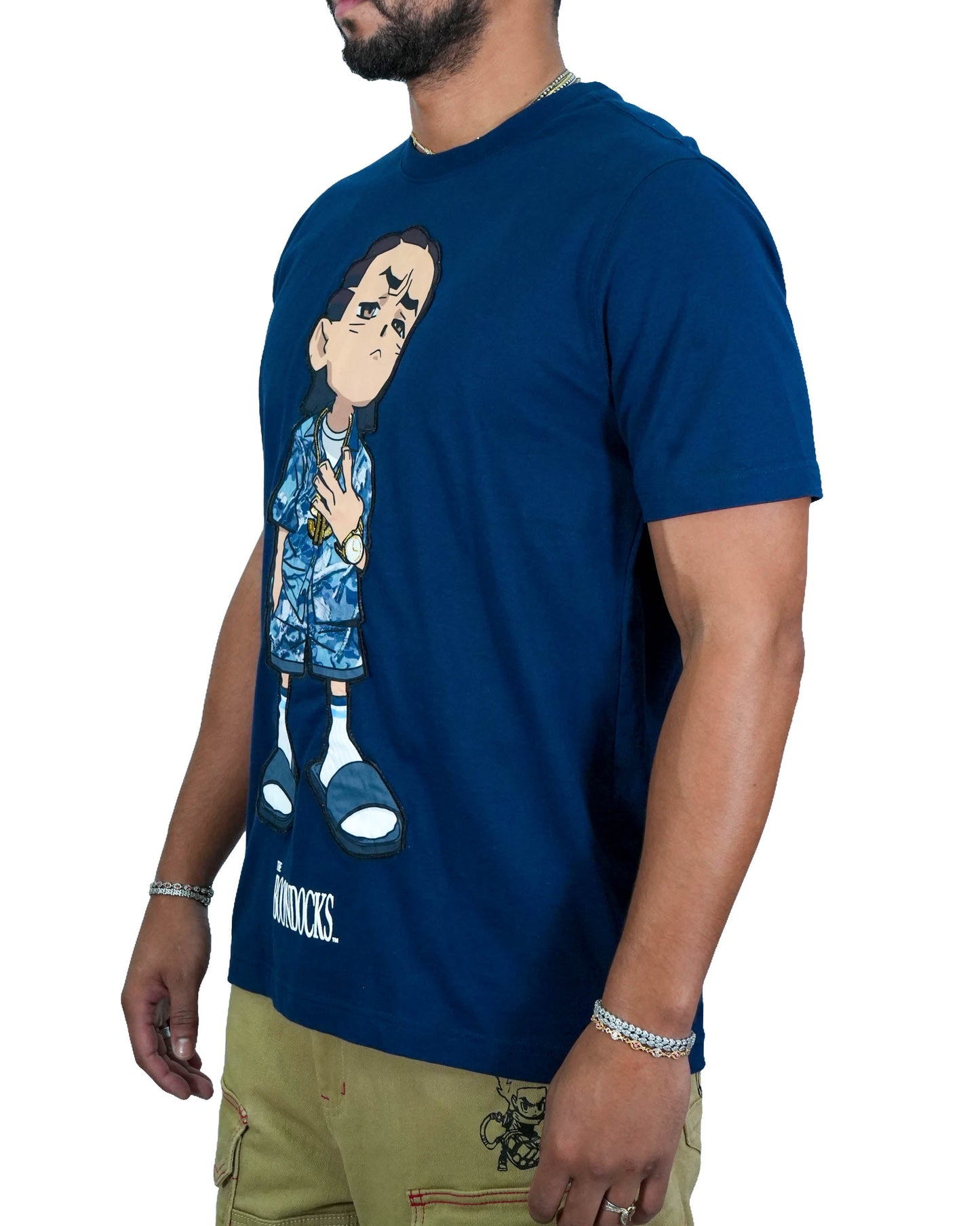 The Boondocks Riley Chill Guy Navy T-Shirt