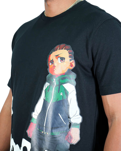 The Boondocks Riley Fresh Black T-Shirt