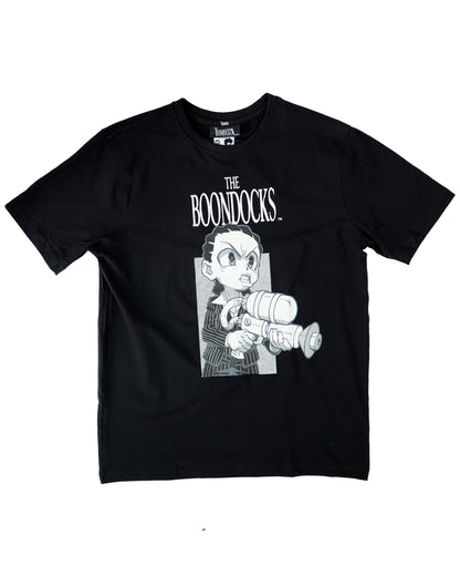 The Boondocks - Riley Say Hello Rhinestoned Black T-Shirt