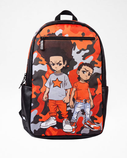 The Boondocks Huey & Riley Red Camo Backpack
