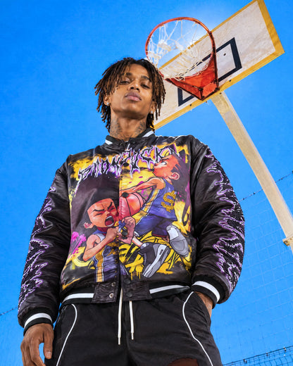 The Boondocks Riley & Huey “Woodcrest Court Kings” Varsity Jacket