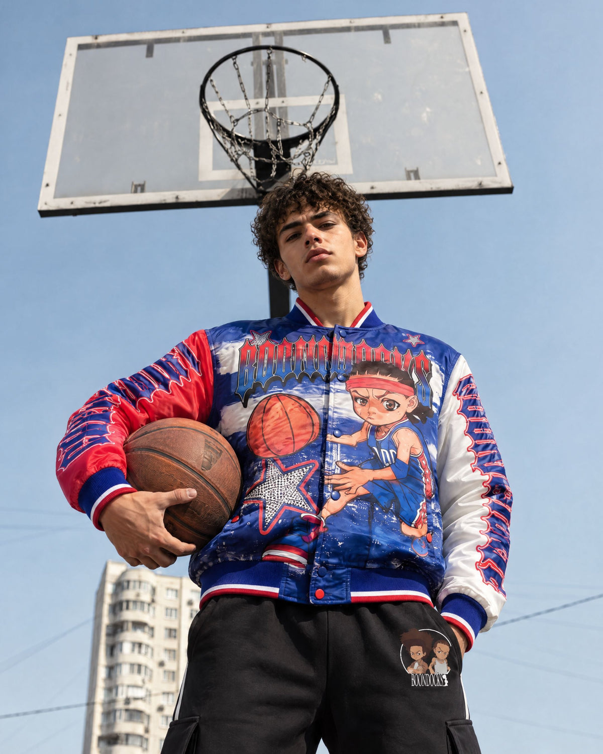 The Boondocks Riley “Full Court Pressure” Varsity Jacket