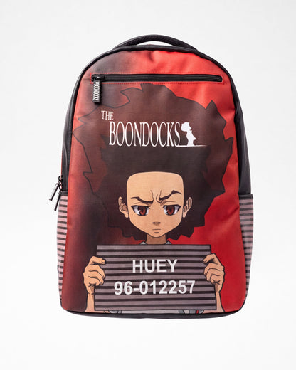 The Boondocks Huey Mugshot Red Backpack