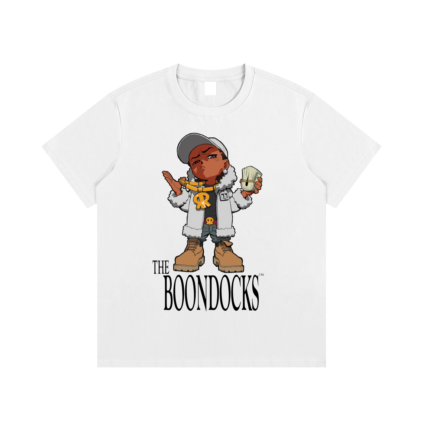 The Boondocks Riley Cash Don’t Lie White Cotton T-Shirt
