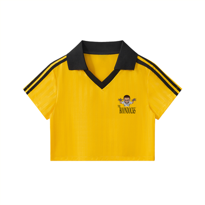 The Boondocks Riley Unleashed Yellow Cropped Jersey