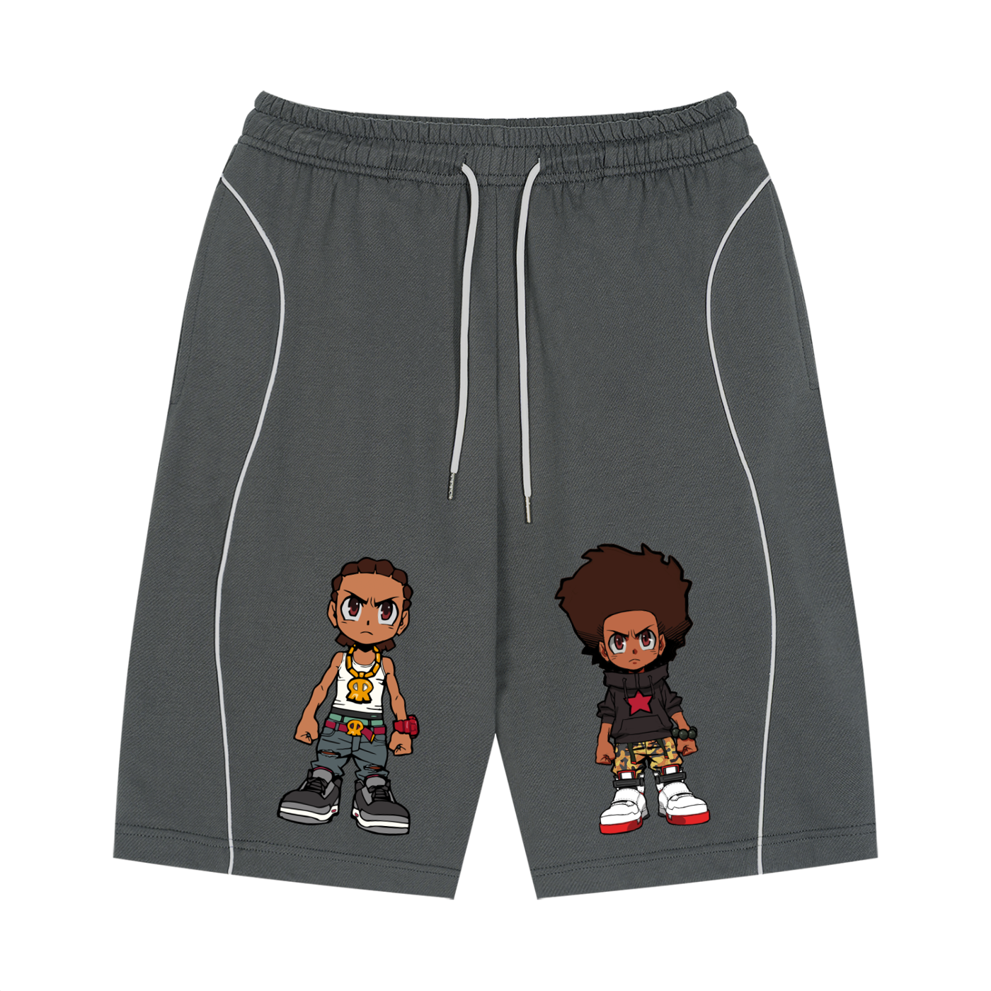 The Boondocks Huey & Riley Core Drawstring Shorts