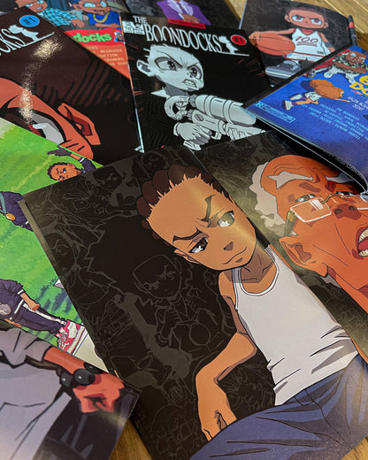 deKryptic x The Boondocks - Collectible Art Look Book - Huey Cover