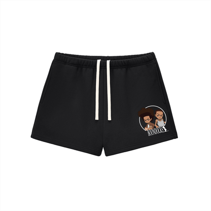 The Boondocks Woodcrest Brothers Black Drawstring Shorts