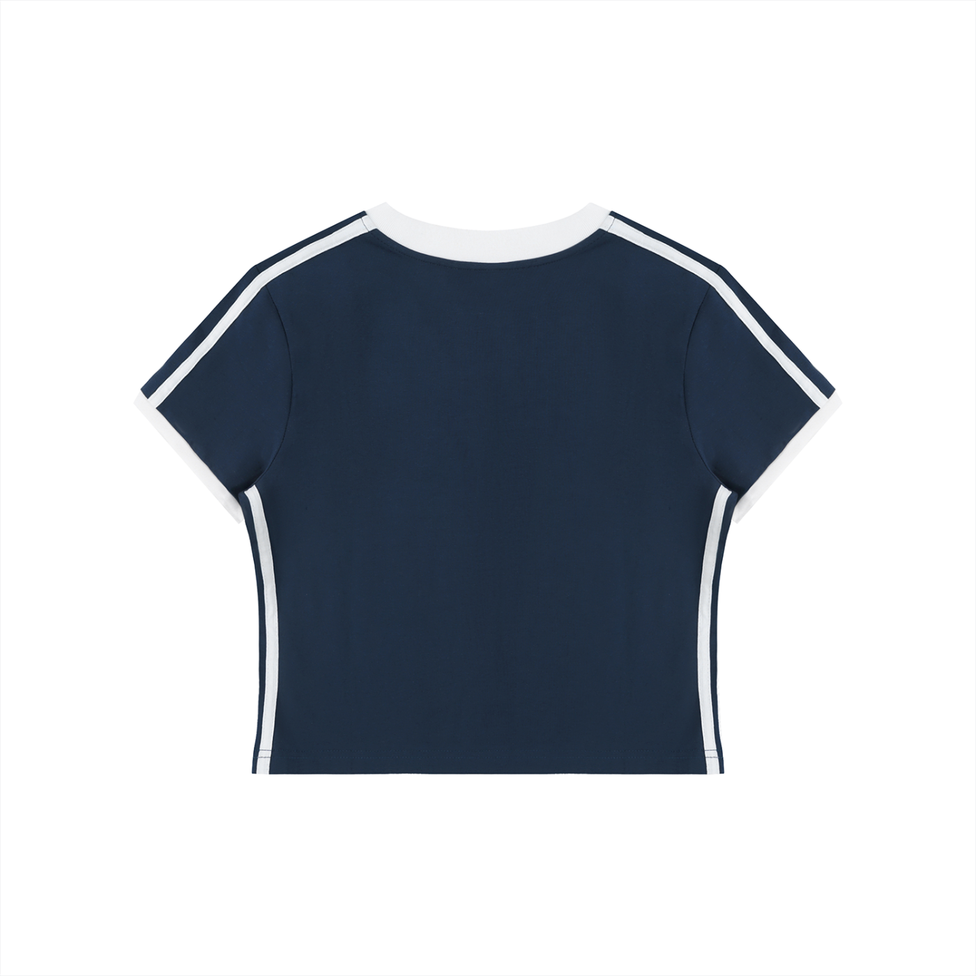 The Boondocks Riley Wild Motion Navy V-Neck Crop Tee