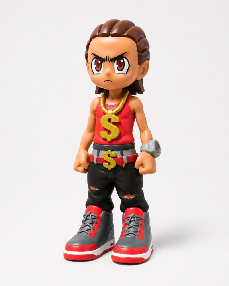 Riley figure, Red colorway
